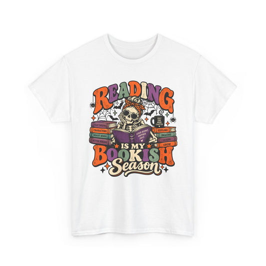 Reading Is My Bookish Season Spooky Retro T-Shirt