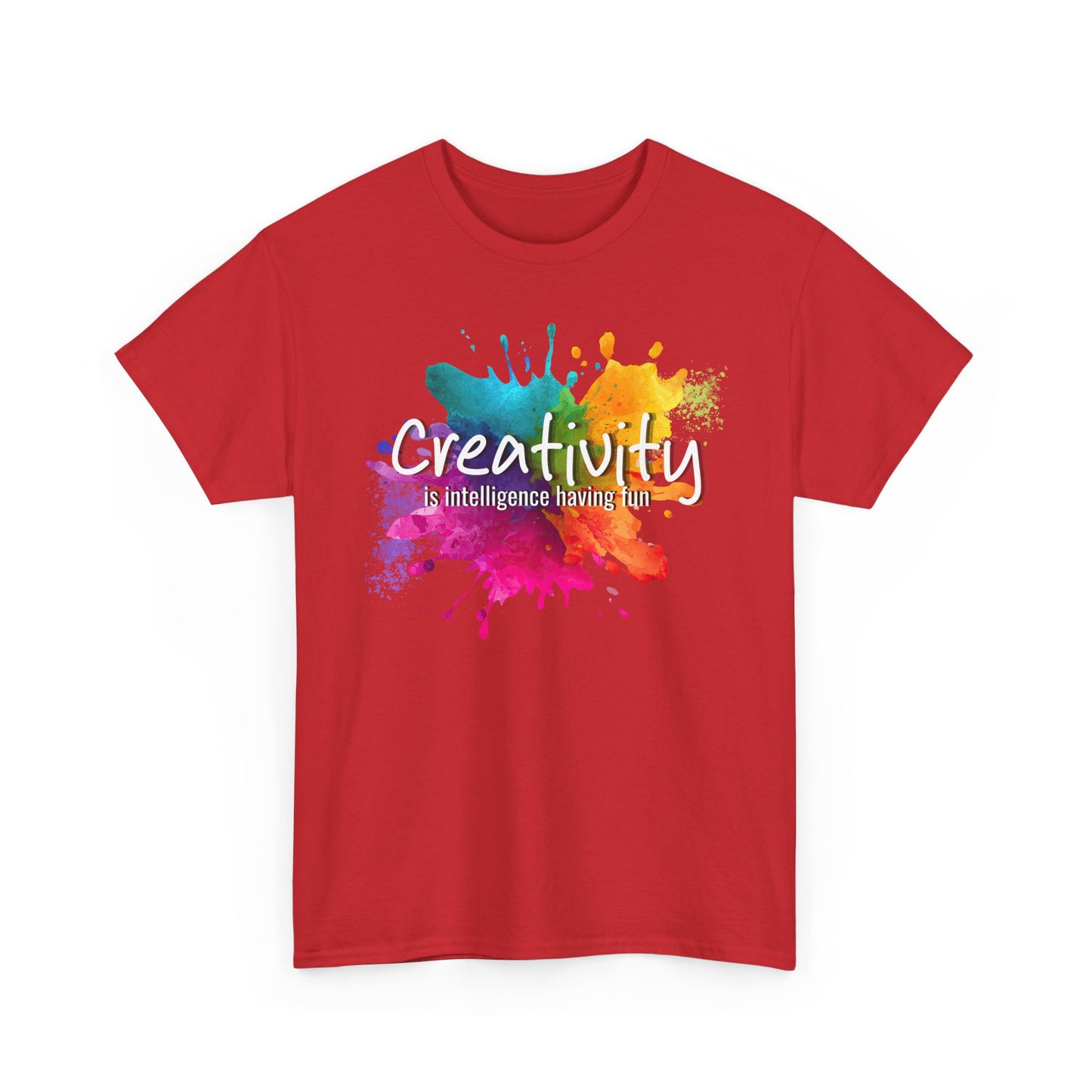 "Creativity Intelligence Training" Colorful Paint Splotch Tee