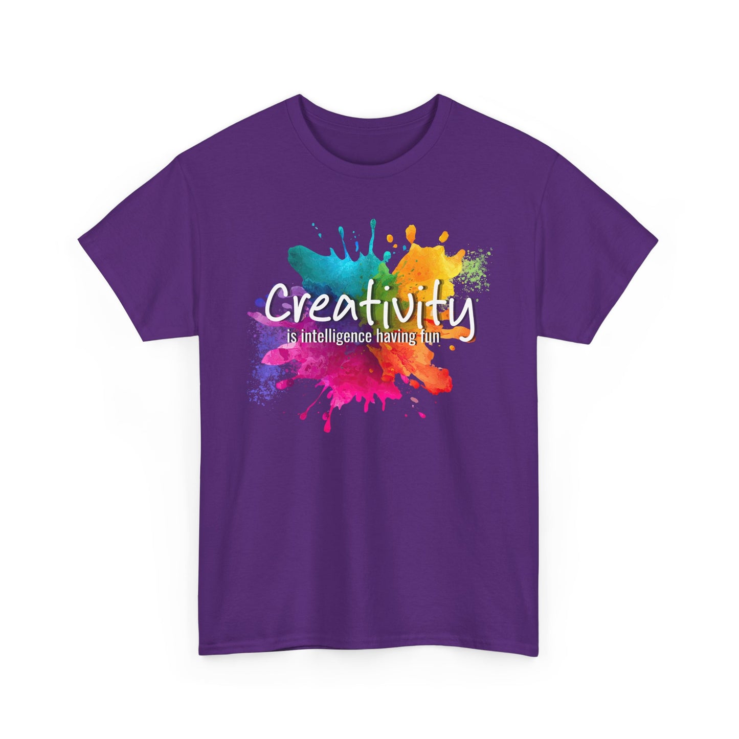 "Creativity Intelligence Training" Colorful Paint Splotch Tee