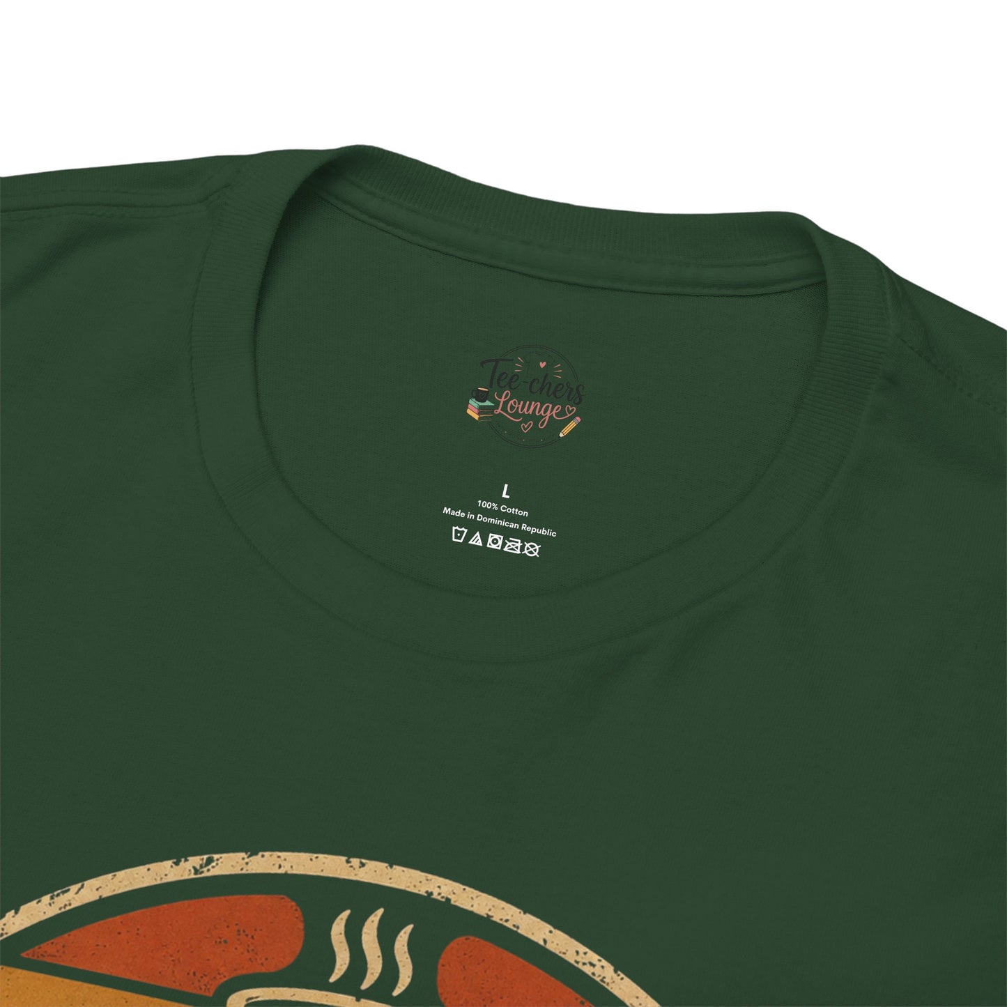 Coffee. Teach. Repeat. Teacher T‑Shirt — Retro Coffee Teacher Tee