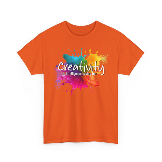 "Creativity Intelligence Training" Colorful Paint Splotch Tee