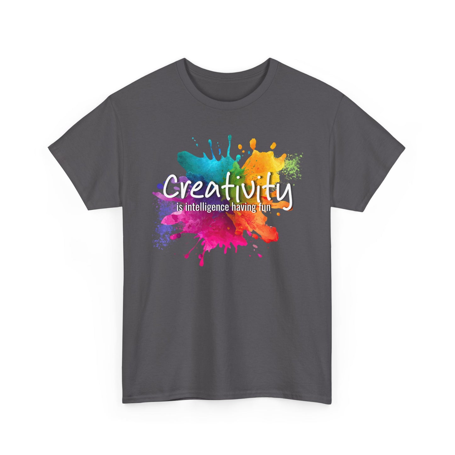 "Creativity Intelligence Training" Colorful Paint Splotch Tee