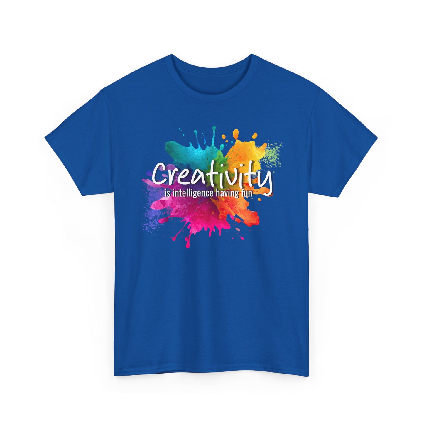 "Creativity Intelligence Training" Colorful Paint Splotch Tee