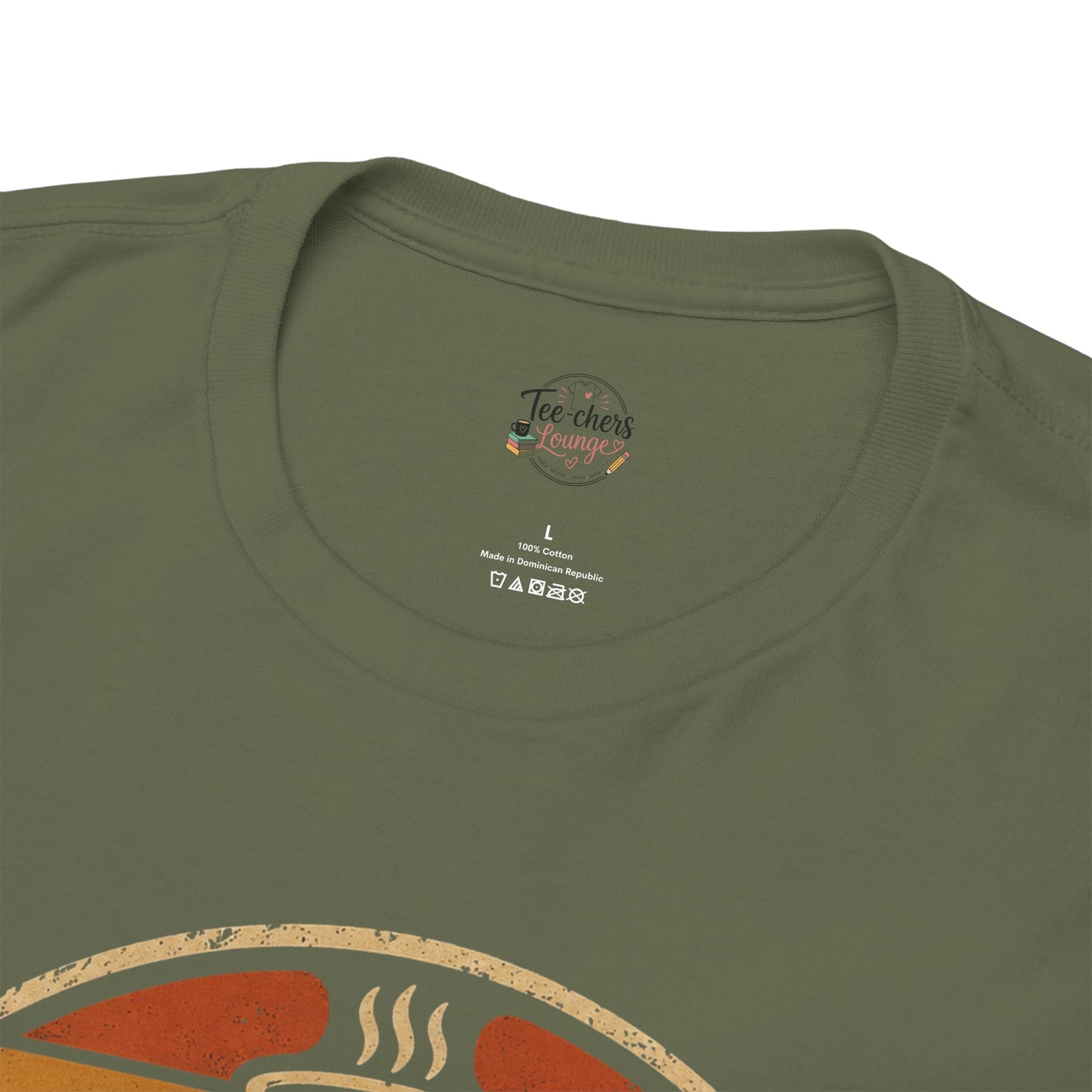 Coffee. Teach. Repeat. Teacher T‑Shirt — Retro Coffee Teacher Tee
