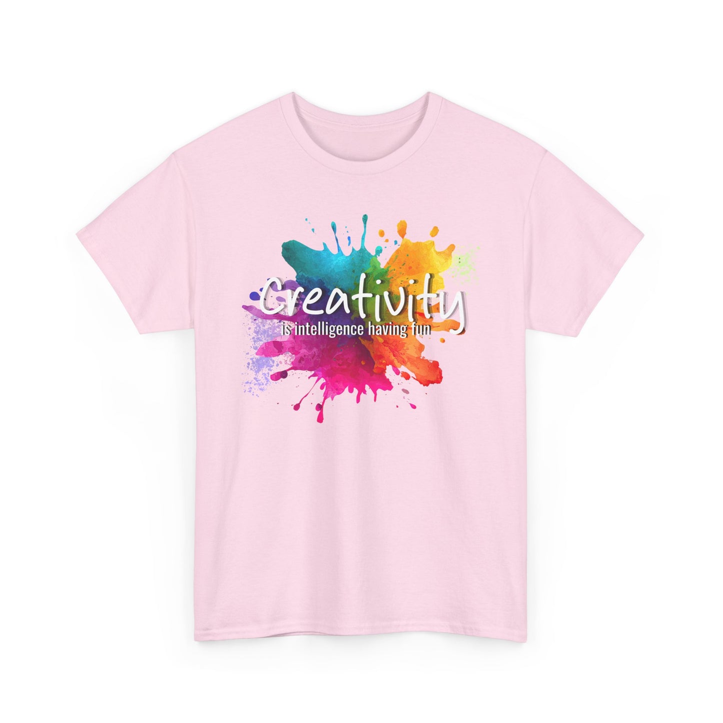 "Creativity Intelligence Training" Colorful Paint Splotch Tee