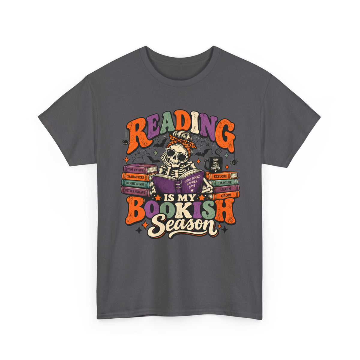 Reading Is My Bookish Season Spooky Retro T-Shirt
