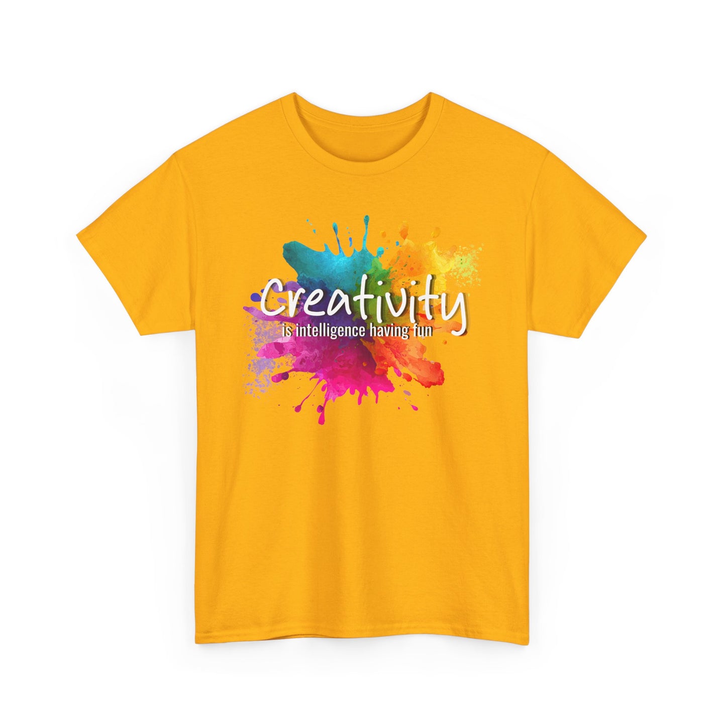 "Creativity Intelligence Training" Colorful Paint Splotch Tee