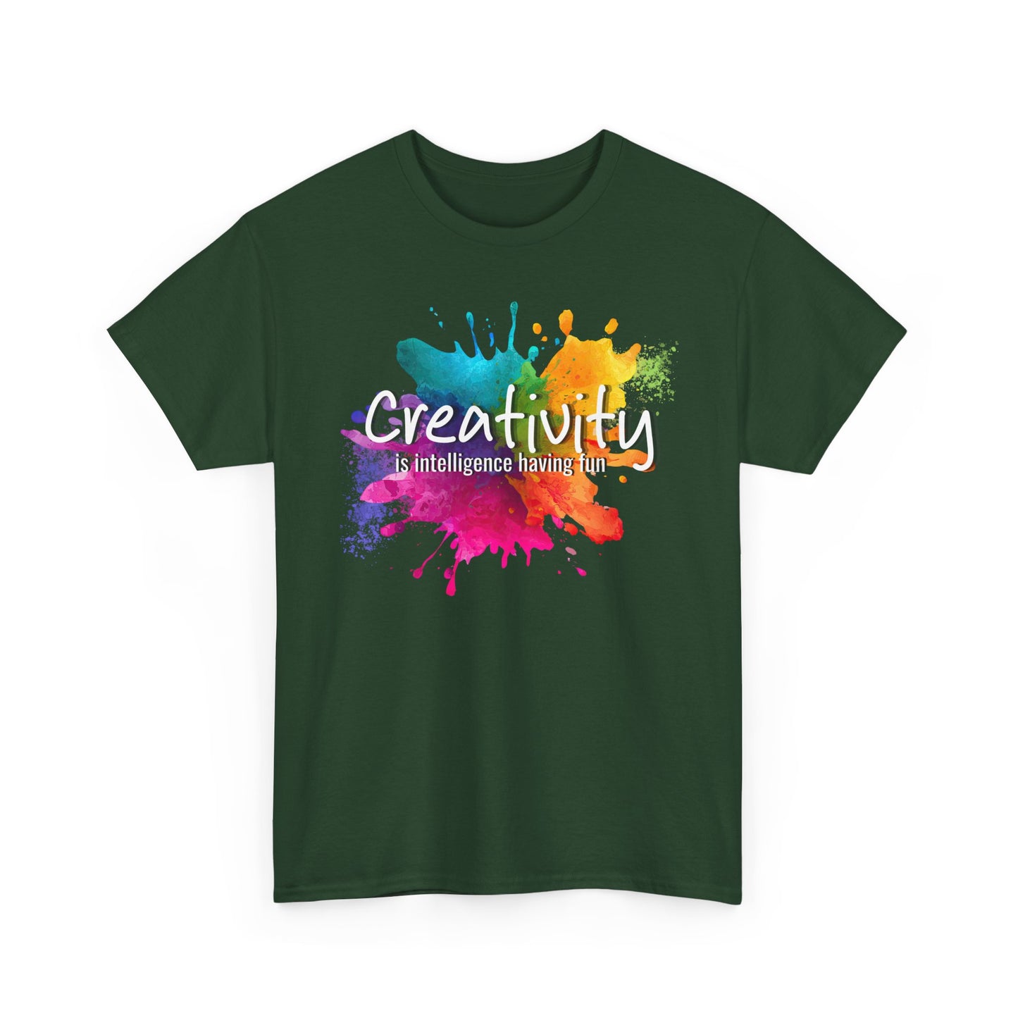 "Creativity Intelligence Training" Colorful Paint Splotch Tee