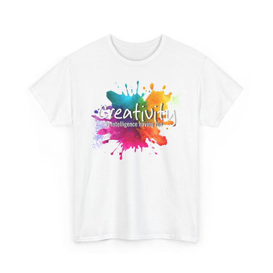 "Creativity Intelligence Training" Colorful Paint Splotch Tee