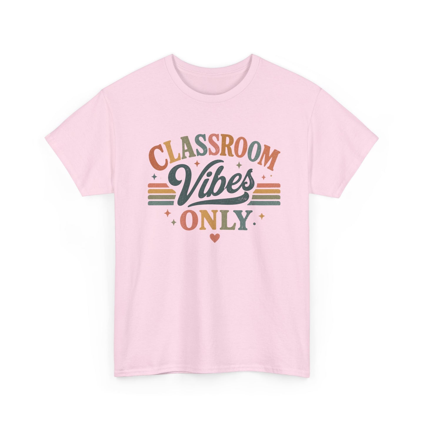 Classroom Vibes Only T-Shirt — Retro Teacher Tee for Educators & School Staff