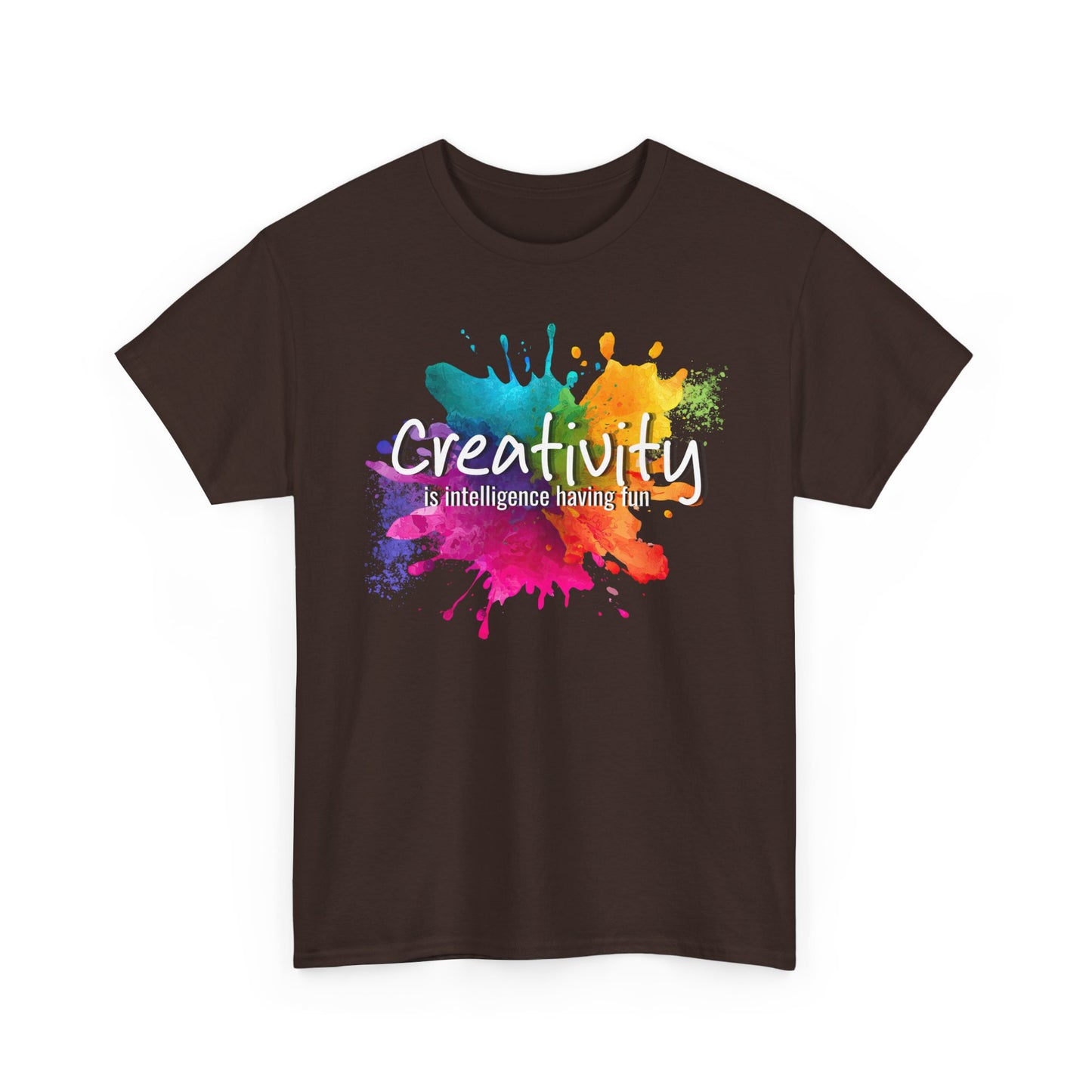 "Creativity Intelligence Training" Colorful Paint Splotch Tee