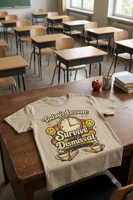 Survive Until Dismissal - Teacher Tee