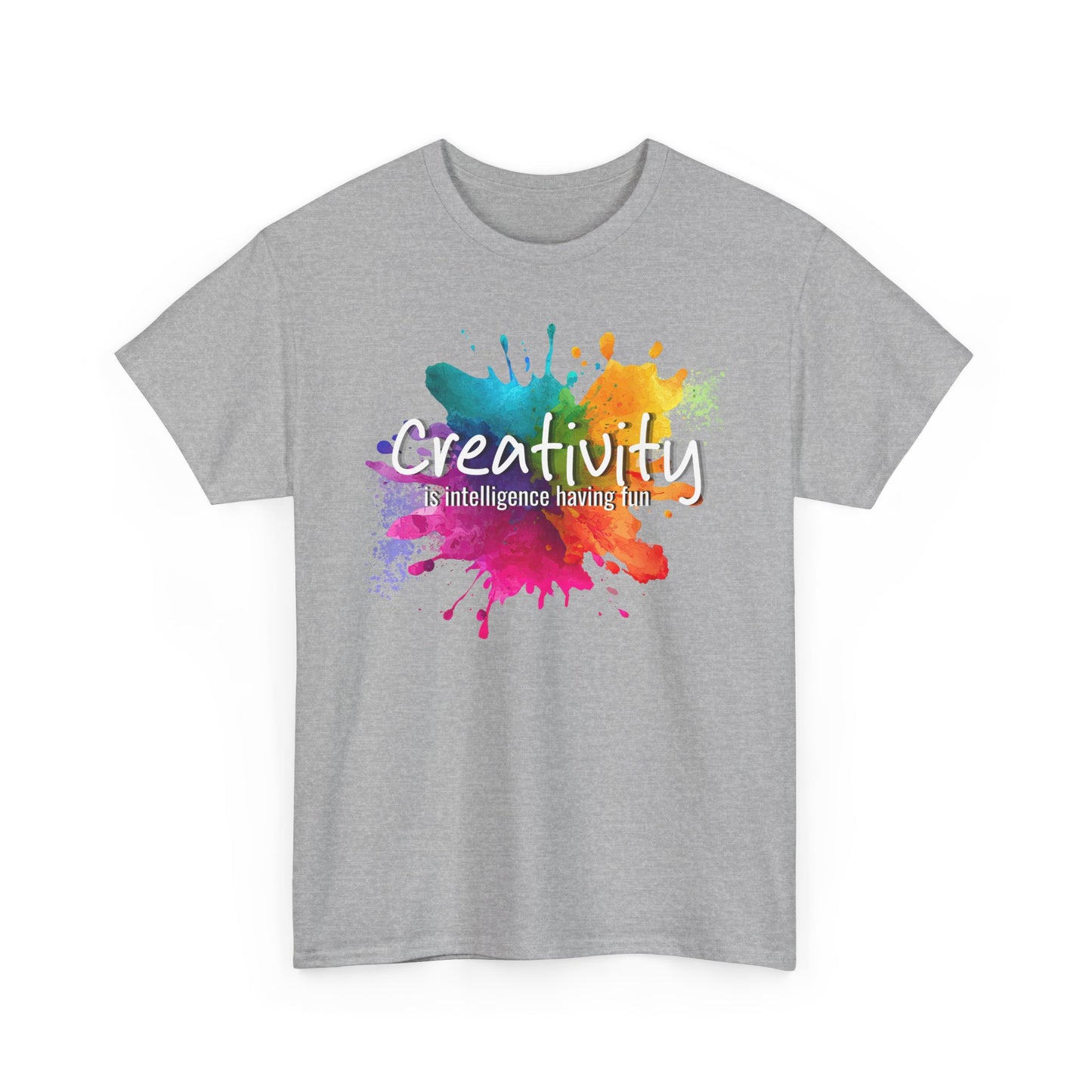 "Creativity Intelligence Training" Colorful Paint Splotch Tee