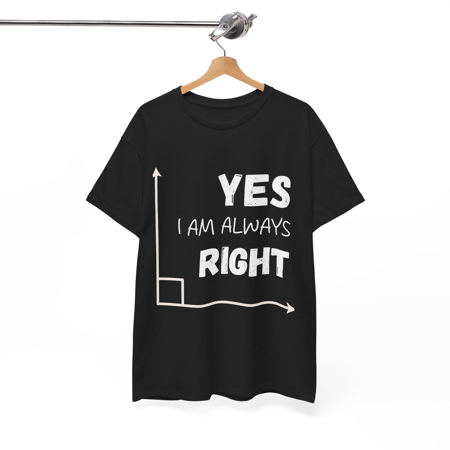 Yes I Am Always Right - Funny Math T Shirt