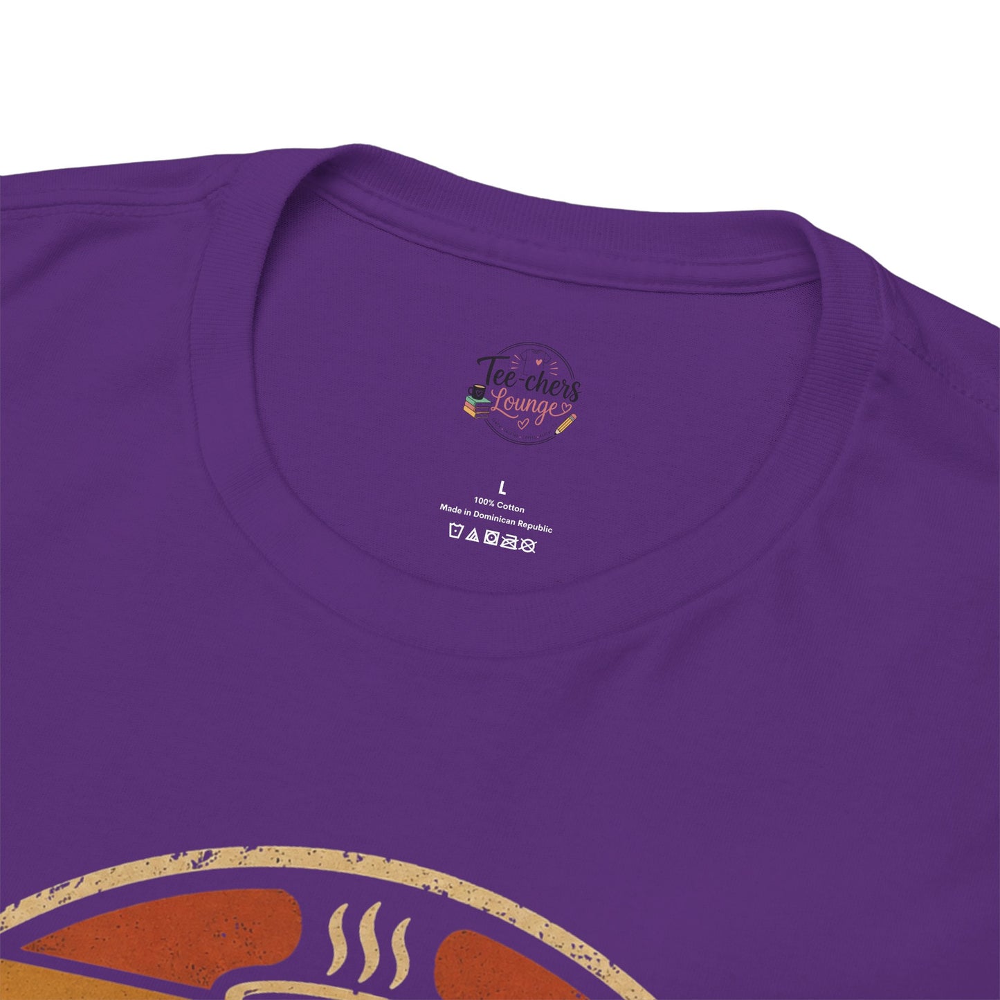 Coffee. Teach. Repeat. Teacher T‑Shirt — Retro Coffee Teacher Tee