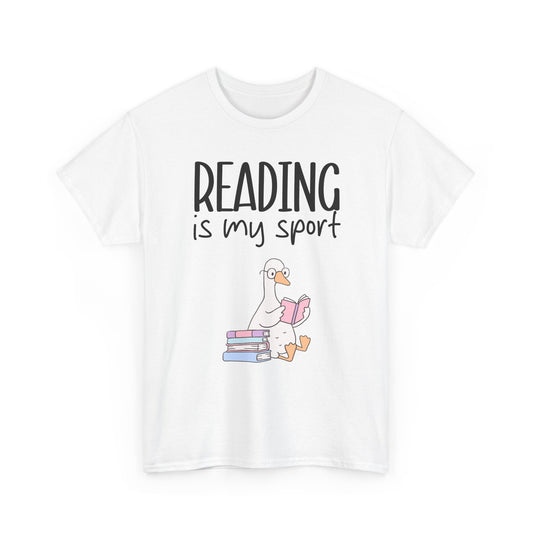 Book Lovers Goose Shirt - Reading Is My Sport
