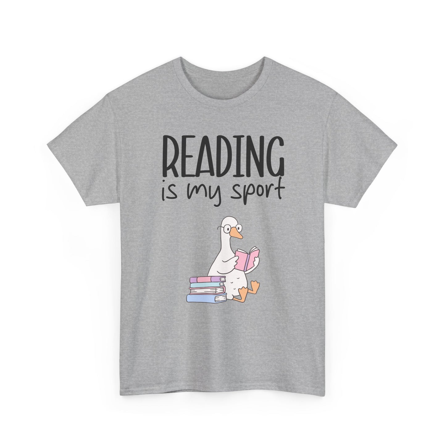 Book Lovers Goose Shirt - Reading Is My Sport