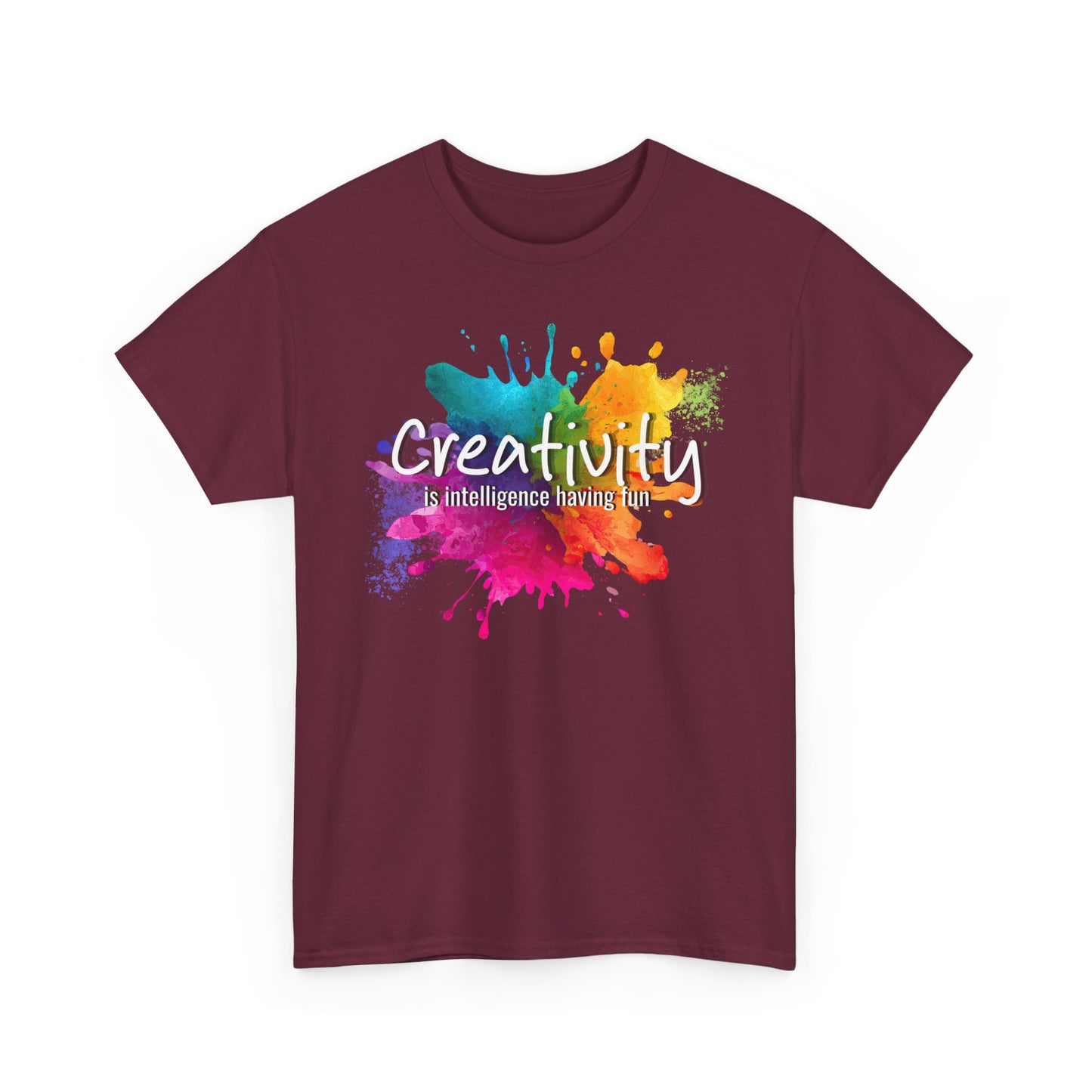 "Creativity Intelligence Training" Colorful Paint Splotch Tee