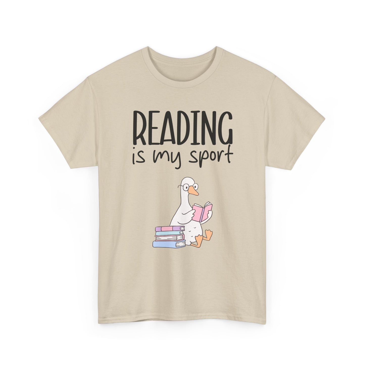 Book Lovers Goose Shirt - Reading Is My Sport
