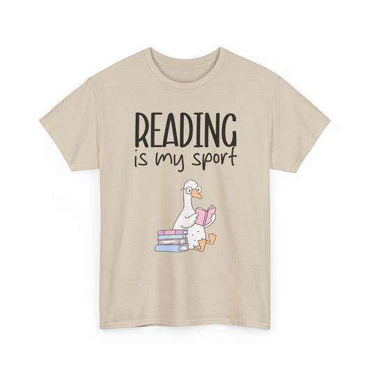 Book Lovers Goose Shirt - Reading Is My Sport