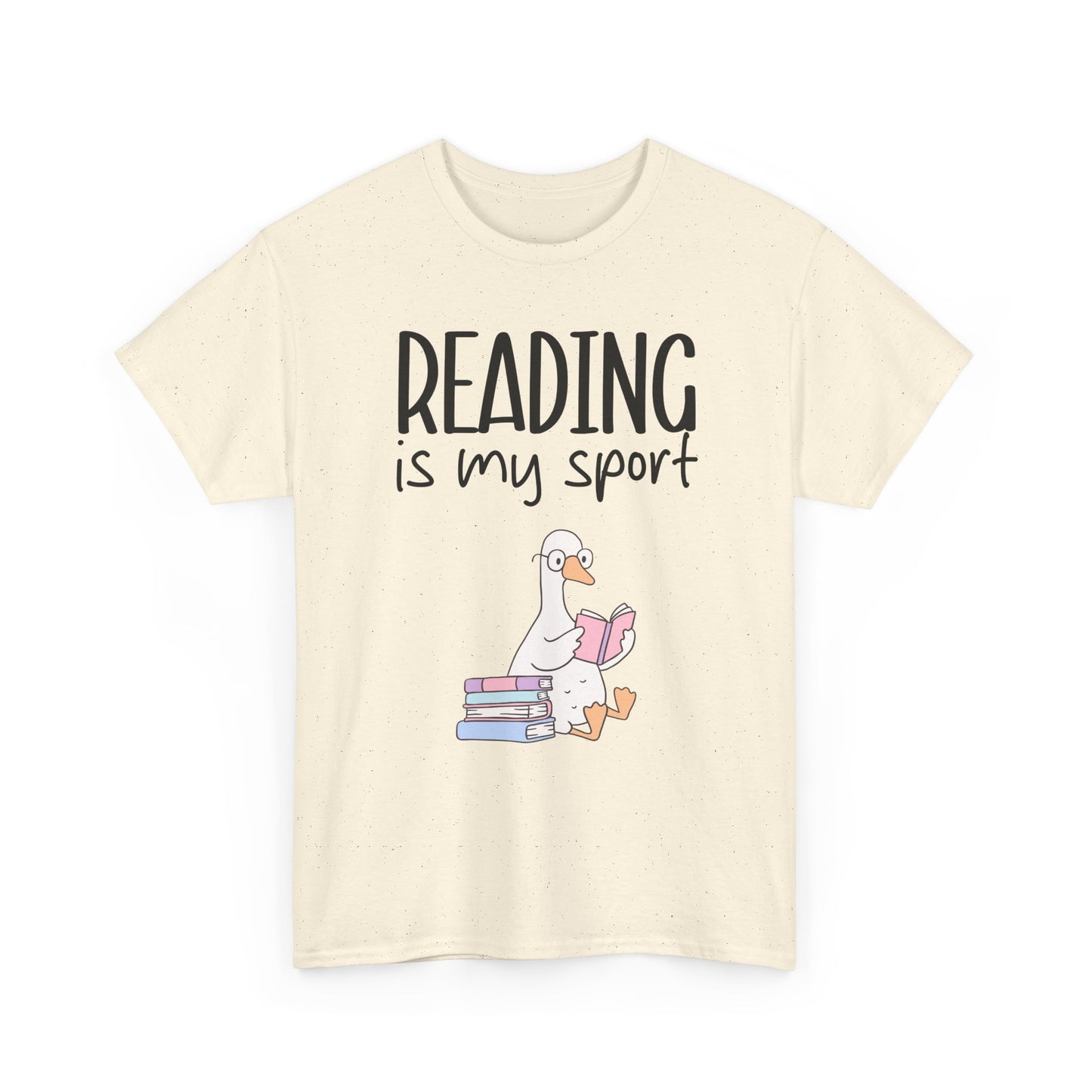 Book Lovers Goose Shirt - Reading Is My Sport