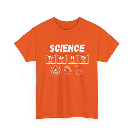 Science Teacher T-Shirt – Periodic Table TeAcHeR Design
