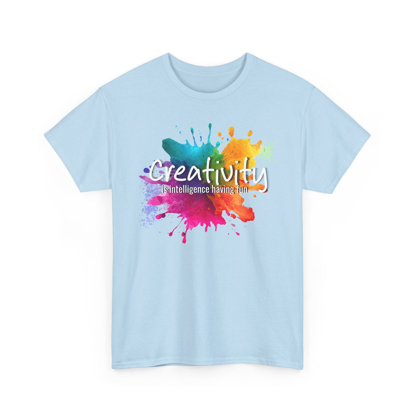 "Creativity Intelligence Training" Colorful Paint Splotch Tee