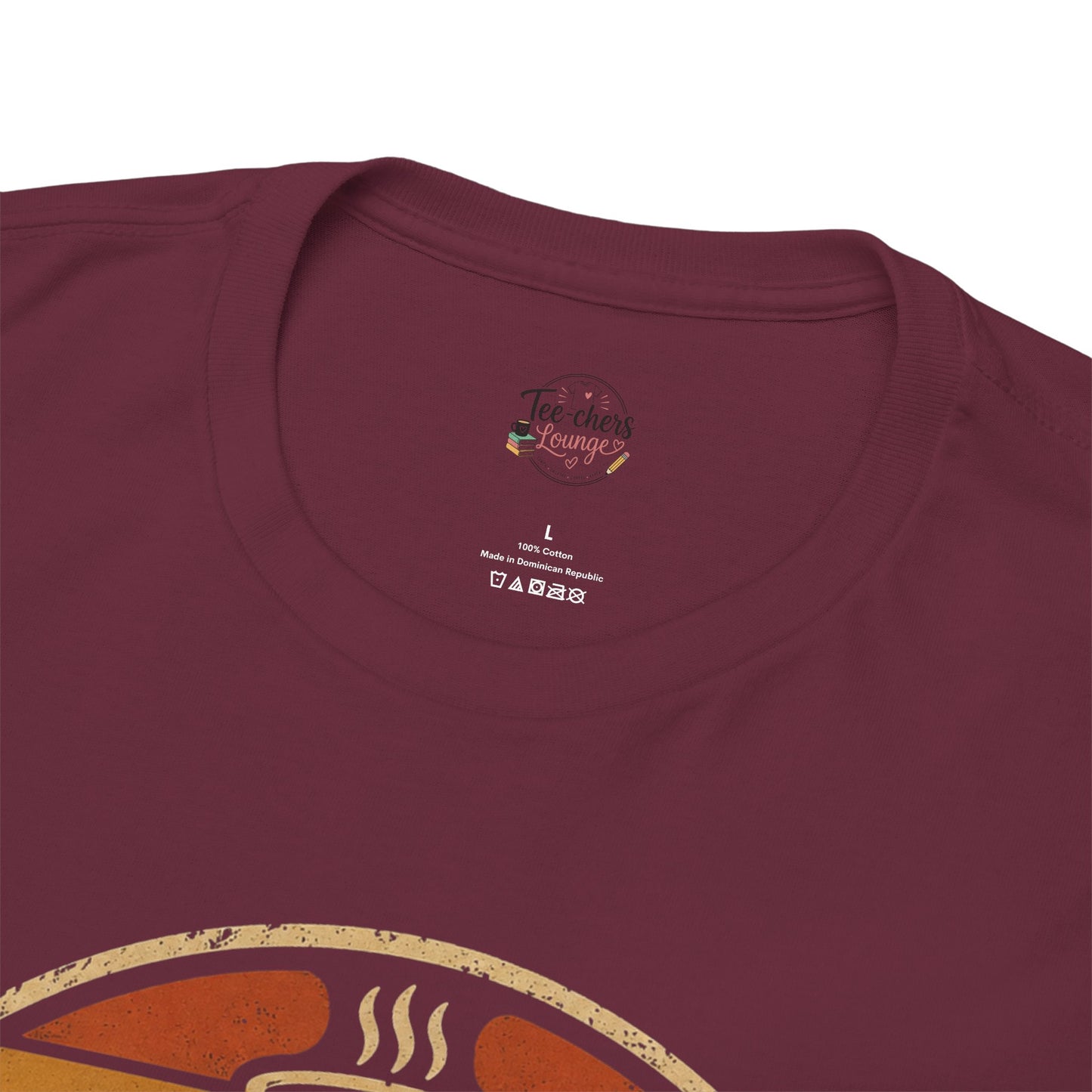 Coffee. Teach. Repeat. Teacher T‑Shirt — Retro Coffee Teacher Tee