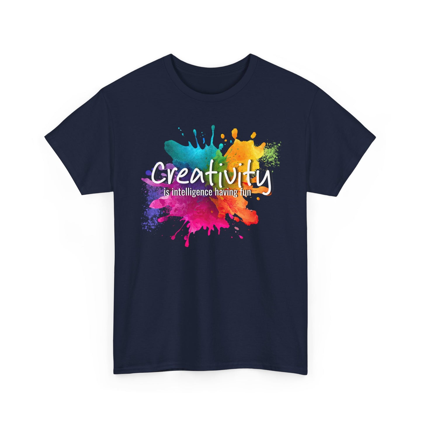 "Creativity Intelligence Training" Colorful Paint Splotch Tee