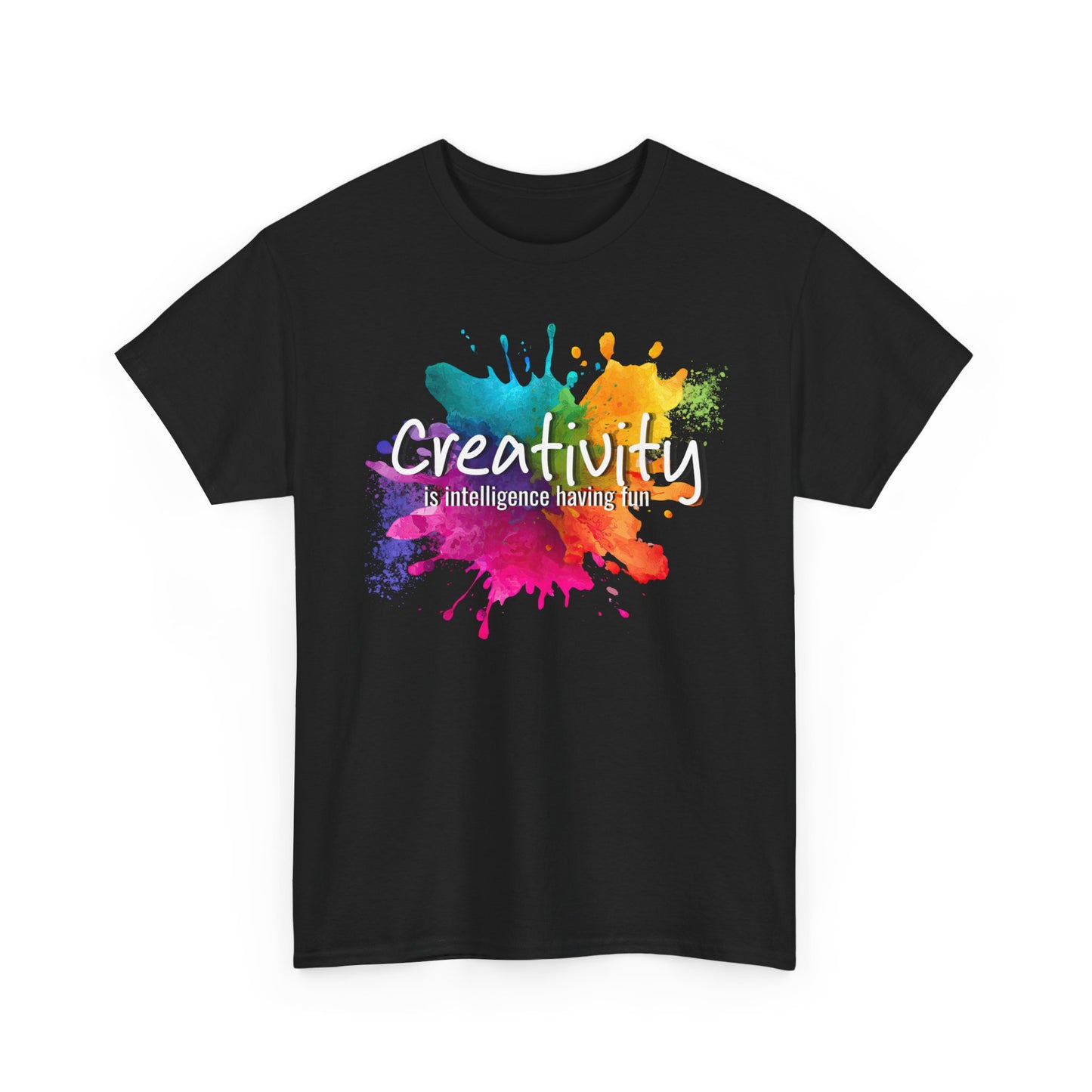 "Creativity Intelligence Training" Colorful Paint Splotch Tee